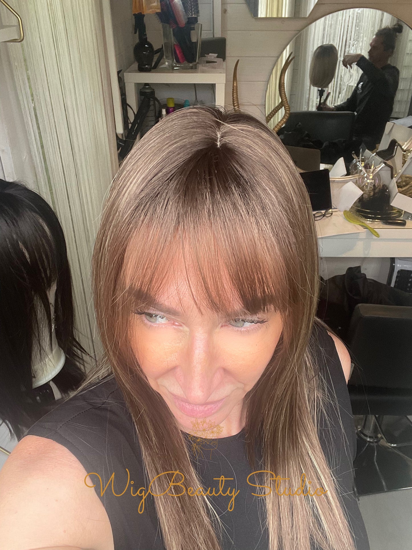 Brown Halo (with Fringe)