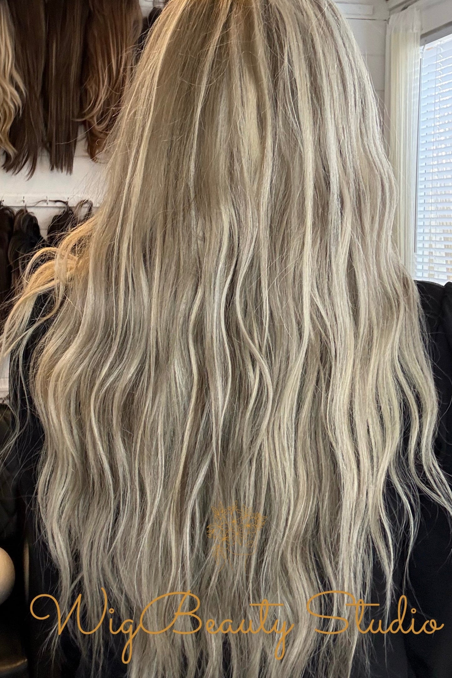 Eve Human Hair Topper - Ash brown with Platinum & Dark Ash Blonde