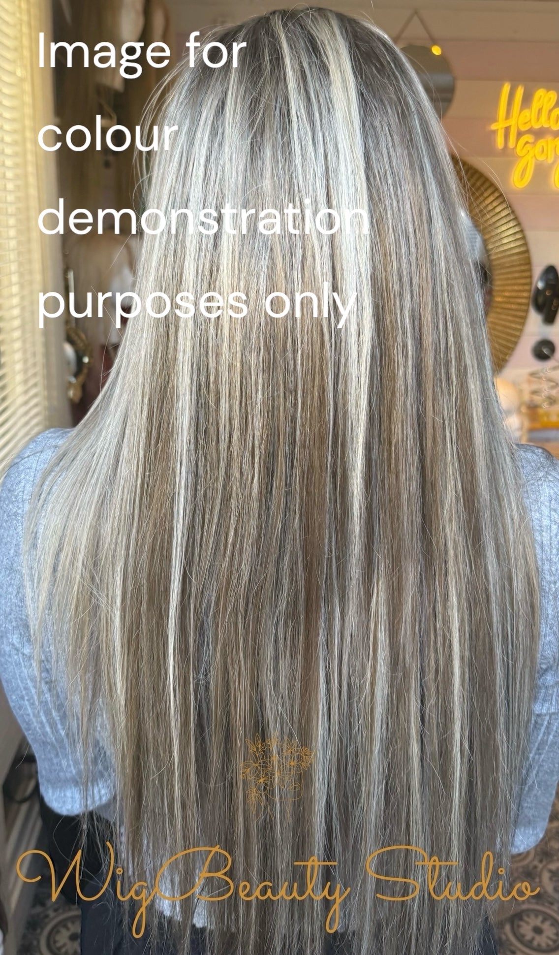 Alyx Human Hair Topper - Ash Brown with Top Blonde Balayage