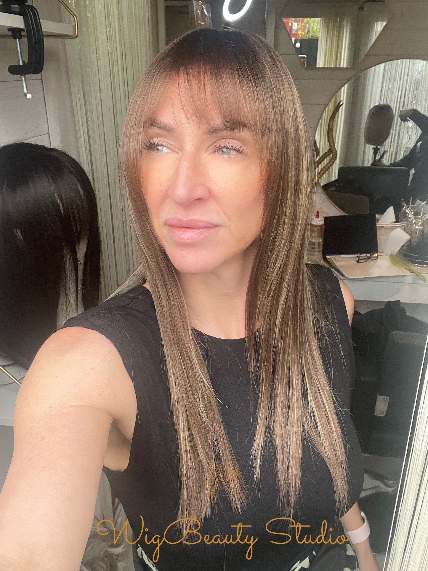 Brown Halo (with Fringe)